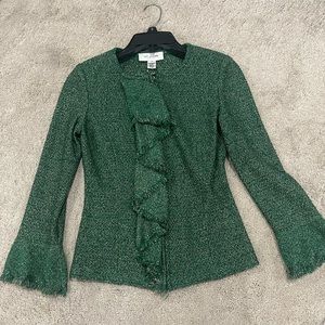 St John Forest Green Jacket NWT